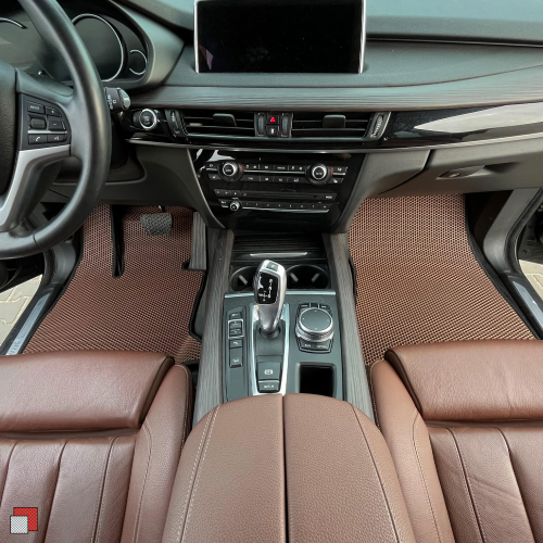 BMW X5 dywaniki brązowe czarne