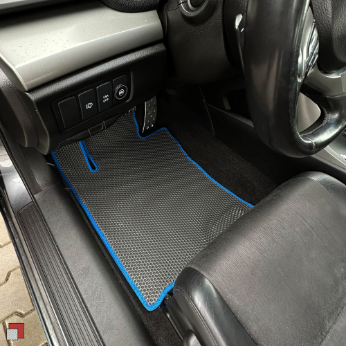 Honda Accord 8 dywaniki szare niebieskie