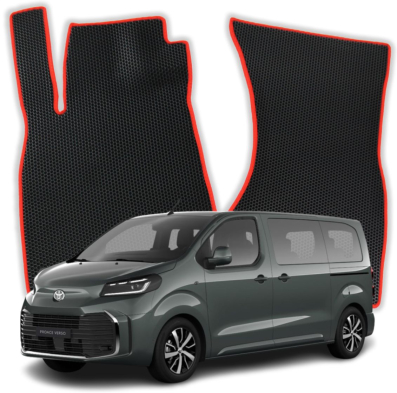 OMEVO EVA car mats for Toyota ProAce Verso Version with table Long VIP 1 gen Van (2016-2025)