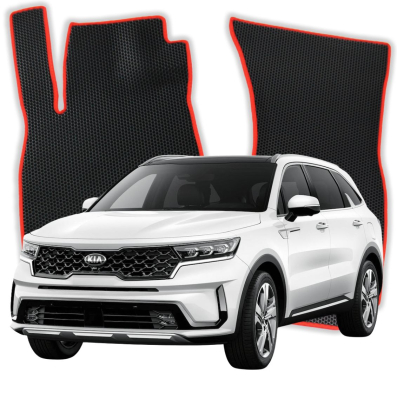 Car floor mats EVA OMEVO for Kia Sorento 6-seater MQ4 4 gen SUV (2020-2025)