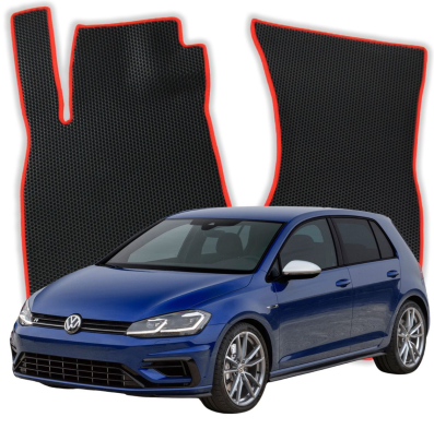 Car mats EVA OMEVO for Volkswagen Golf R MK7 7 gen Hatchback 5 doors (2012-2020)