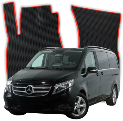 OMEVO EVA car mats for Mercedes-Benz V-Class 3-Seater W447 3 gen Minivan Extra Long (2014-2025)