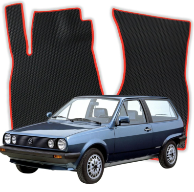 EVA Car Mats OMEVO for Volkswagen Polo 2nd Gen Hatchback 5 Doors (1981-1994)