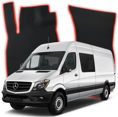 EVA Auto-Fußmatten OMEVO für Mercedes-Benz Sprinter 5-Sitzer (CrewCab) W906 2 gen Van (2006-2018)