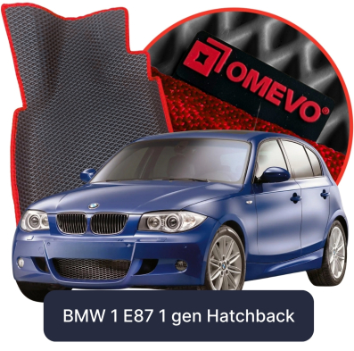 EVA car mats OMEVO for BMW 1 E87 5 gen Hatchback 5 doors (2004-2011)