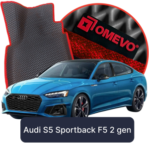 OMEVO 5D Pro EVA Mats for Audi S5 Sportback F5 2 gen Liftback (2016-2024)