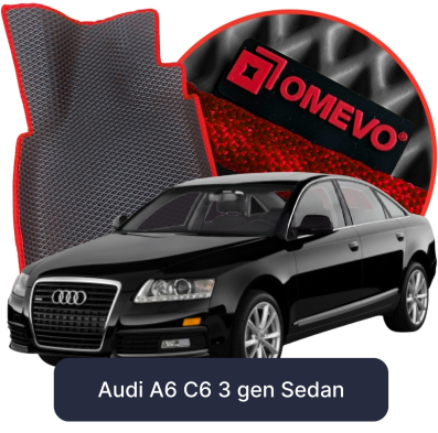 OMEVO 5D Pro EVA Mats for Audi A6 C6 3 gen Sedan (2004-2011)