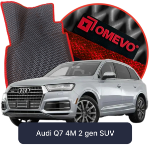 OMEVO 5D Pro EVA Mats for Audi Q7 5-seater 4M 2 gen SUV (2015-2025)