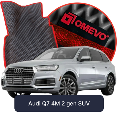 EVA Car Mats OMEVO for Audi Q7 5-seater 4M 2 gen SUV (2015–2025)