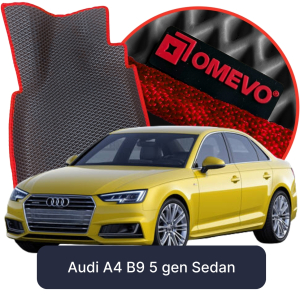 OMEVO 5D Pro EVA Mats for Audi A4 B9 5 gen Sedan (2015-2024)