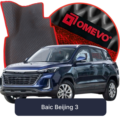 OMEVO 5D Pro EVA Mats for BAIC Beijing 3 1 gen SUV (2016-2025)