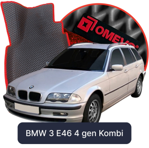 OMEVO 5D Pro EVA Mats for BMW 3 E46 4 gen Station Wagon (1998-2007)
