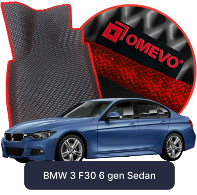 EVA Car Mats OMEVO for BMW 3 F30 6th Gen Sedan (2011-2018)