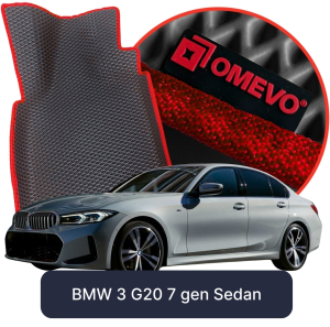 OMEVO 5D Pro EVA Mats for BMW 3 G20 7 gen Sedan (2018-2025)