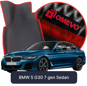 OMEVO 5D Pro EVA Mats for BMW 5 G30 7 gen Sedan (2017-2024)