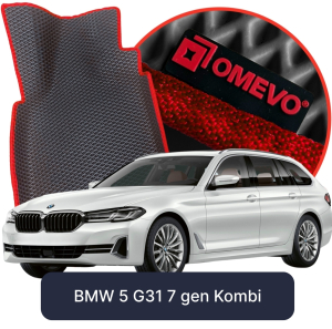 OMEVO 5D Pro EVA Mats for BMW 5 G31 7 gen Station Wagon (2017-2024)