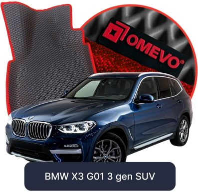 EVA Car Mats OMEVO for BMW X3 G01 Hybrid 3rd Gen SUV (2017-2024)