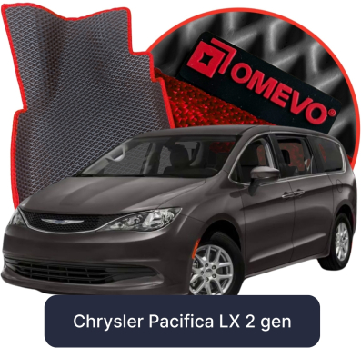 EVA Car Mats OMEVO for Chrysler Pacifica 8-seater Petrol 2nd Gen Minivan (2016-2025)