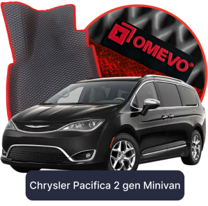 OMEVO 5D Pro EVA Mats for Chrysler Pacifica 7-seater Petrol 2 gen Minivan (2016-2025)