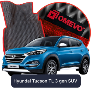 OMEVO 5D Pro EVA Mats for Hyundai Tucson TL 3 gen SUV (2015-2020)