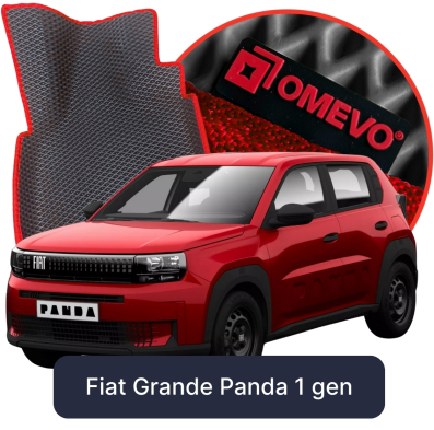 EVA Car Mats OMEVO for Fiat Grande Panda 1st Gen Hatchback 5-door (2025-2025)