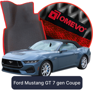OMEVO 5D Pro EVA Mats for Ford Mustang GT 7 gen Coupe (2023-2025)