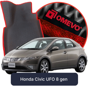OMEVO 5D Pro EVA Mats for Honda Civic UFO 8 gen Hatchback 3 doors (2006-2011)