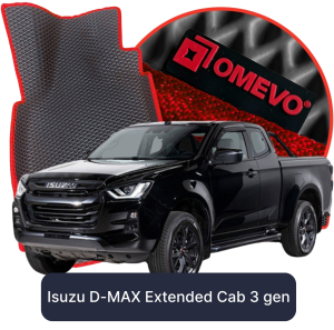 OMEVO 5D Pro EVA Mats for Isuzu D-MAX Extended Cab 3 gen Pick-up (2019-2025)