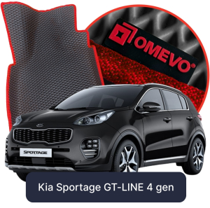 OMEVO 5D Pro EVA Mats for Kia Sportage GT-LINE 4 gen SUV (2015-2021)