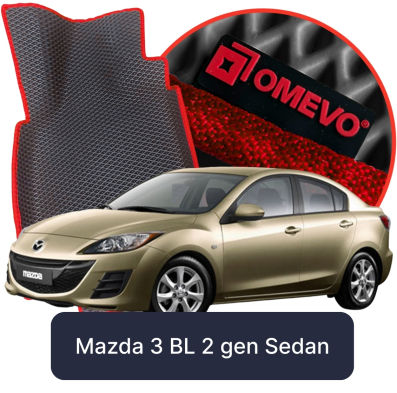 EVA car mats OMEVO for Mazda 3 BL 5 gen Sedan (2008-2013)