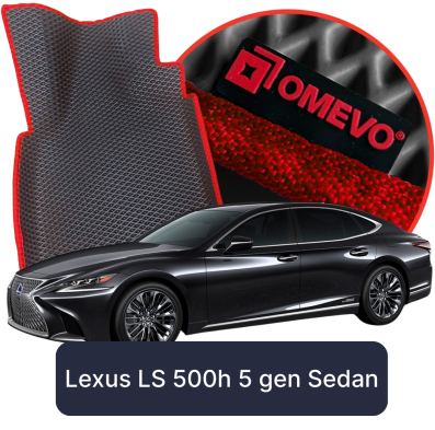 OMEVO 5D Pro EVA Mats for Lexus LS 500h 5 gen Sedan (2017-2025)