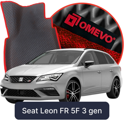 OMEVO 5D Pro EVA Mats for Seat Leon FR 5F 3 gen Station Wagon (2012-2020)