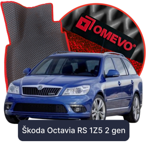 OMEVO 5D Pro EVA Mats for Škoda Octavia RS 1Z5 2 gen Station Wagon (2004-2013)