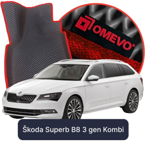 OMEVO 5D Pro EVA Mats for Škoda Superb B8 3 gen Station Wagon (2015-2024)
