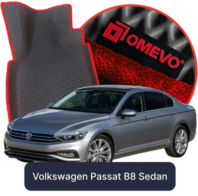 OMEVO 5D Pro EVA Mats for Volkswagen Passat B8 8 gen Sedan (2014-2022)
