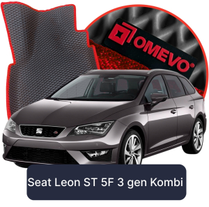 OMEVO 5D Pro EVA Mats for Seat Leon ST 5F 3 gen Station Wagon (2012-2020)