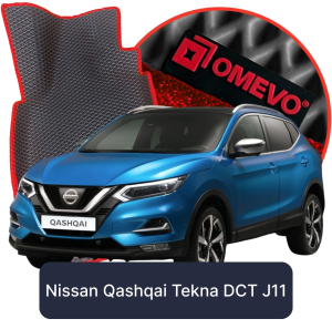 OMEVO 5D Pro EVA Mats for Nissan Qashqai Tekna DCT J11 2 gen SUV (2013-2021)