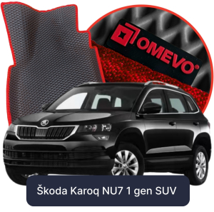OMEVO 5D Pro EVA Mats for Škoda Karoq NU7 1 gen SUV (2017-2025)