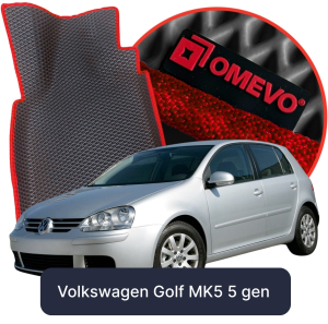 OMEVO 5D Pro EVA Mats for Volkswagen Golf MK5 5 gen Hatchback 5 doors (2003-2009)