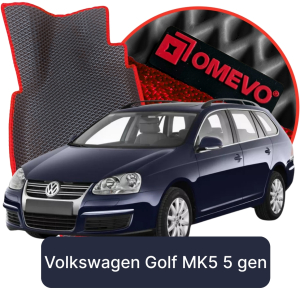 OMEVO 5D Pro EVA Mats for Volkswagen Golf MK5 5 gen Station Wagon (2003-2009)