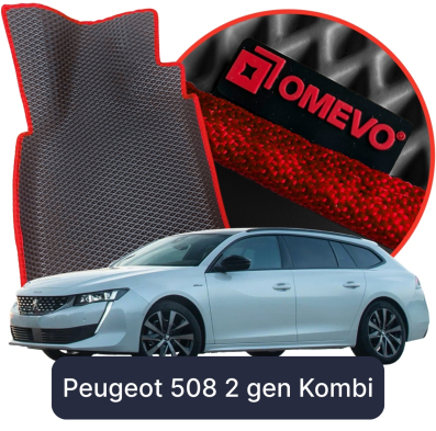 EVA Car Mats OMEVO for Peugeot 207 SW 1st Gen Station Wagon (2006-2014)