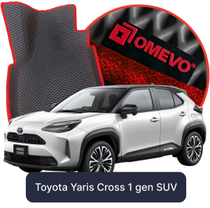 OMEVO 5D Pro EVA Mats for Toyota Yaris Cross Hybrid 1 gen SUV (2020-2025)