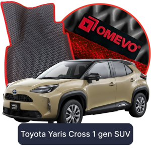 OMEVO 5D Pro EVA Mats for Toyota Yaris Cross 1 gen SUV (2020-2025)