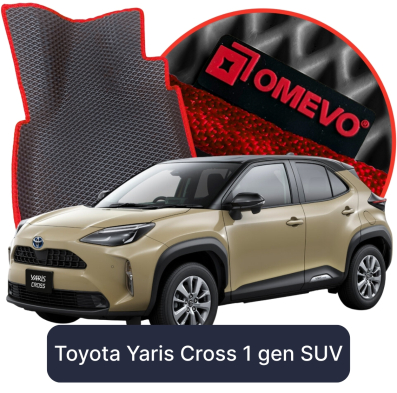 OMEVO EVA car mats for Toyota Yaris Cross 1 gen SUV (2020-2025)
