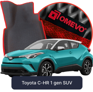 OMEVO 5D Pro EVA Mats for Toyota C-HR 1 gen SUV (2016-2023)