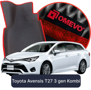 OMEVO 5D Pro EVA Mats for Toyota Avensis T27 3 gen Station Wagon (2009-2018)