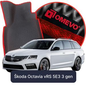 OMEVO 5D Pro EVA Mats for Škoda Octavia vRS 5E3 3 gen Station Wagon (2013-2020)