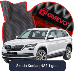 OMEVO 5D Pro EVA Mats for Škoda Kodiaq 7-seater NS7 1 gen SUV (2016-2024)