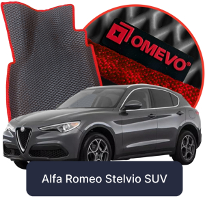 OMEVO 5D Pro EVA Mats for Alfa Romeo Stelvio 1 gen SUV (2016-2025)