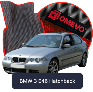 OMEVO 5D Pro EVA Mats for BMW 3 E46 4 gen Hatchback 3 doors (1998-2007)